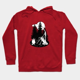 Monster by the fire Hoodie